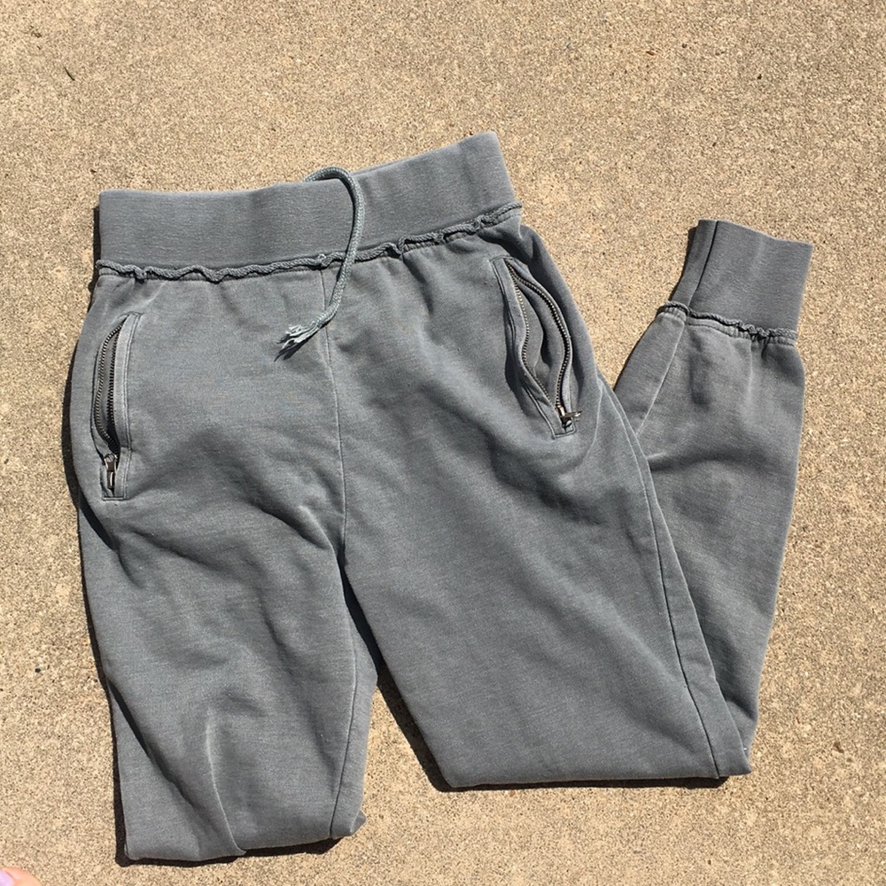 Gray Drawstring Joggers Size Small